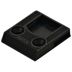 Push Catch Surface Mount Without Lip, Plastic Black