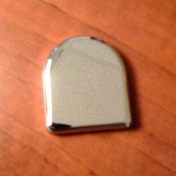 Salice Bullet Glass Door Cap-Chrome Finish