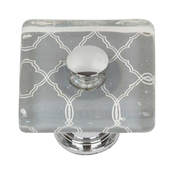 Cheetah 1-1/2 Inch Diameter Polished Chrome Cabinet Knob
