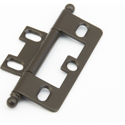 Non-Mortise Hinge with Ball Tips, Oil Rubbed Bronze