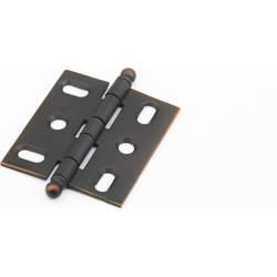Mortise Hinge with Ball Tips, Michelangelo Brass