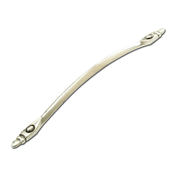 Perla 12 Inch Center to Center Natural Britannium Cabinet Pull