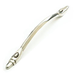 Perla 12 Inch Center to Center Natural Britannium Cabinet Pull