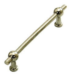 Chemin de Fer 3-3/4 Inch Center to Center Natural Britannium Cabinet Pull