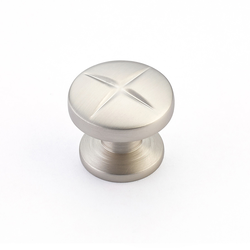 Northport Knob 1-3/8 inch Diameter Satin Nickel