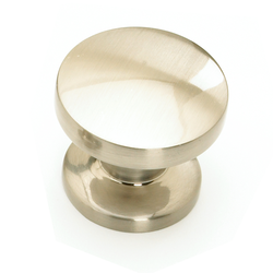 Northport 1-3/8 Inch Diameter Satin Nickel Cabinet Knob