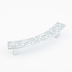 Italian Designs-Mosaic 3-3/4 Inch Center to Center Polished Chrome Cabinet Pull
