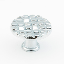 Italian Designs-Mosaic 1-1/8 Inch Diameter Polished Chrome Cabinet Knob