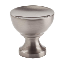 Shelley 1-1/4 Inch Diameter Brushed Nickel Cabinet Knob