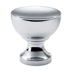 Shelley 1-1/4 Inch Diameter Polished Chrome Cabinet Knob