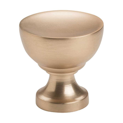 Shelley 1-1/4 Inch Diameter Champagne Cabinet Knob