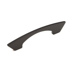 Italian Designs-Profile 5-1/16 Inch Center to Center Matte Black Cabinet Pull