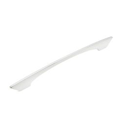Italian Designs-Profile 7-9/16 Inch Center to Center Polished Chrome Cabinet Pull