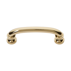 Shelley Pull 3 inch Center to Center French Gold