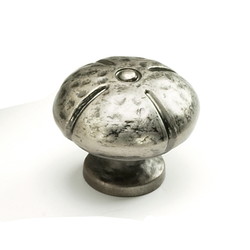 Siena 1-3/8 Inch Diameter Vibra Nickel Cabinet Knob