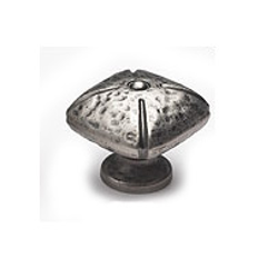 Siena 1-1/2 Inch Diameter Vibra Nickel Cabinet Knob