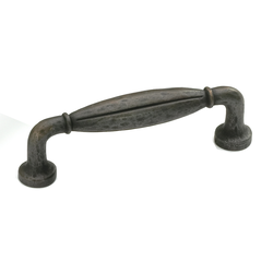 Siena 3-3/4 Inch Center to Center Ancient Bronze Cabinet Pull