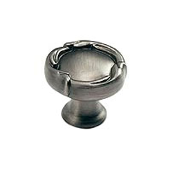 French Farm Designs 1-5/16 Inch Diameter Antique Nickel Cabinet Knob