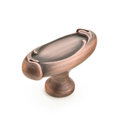 French Farm 1-7/8 Inch Diameter Empire Bronze Cabinet Knob
