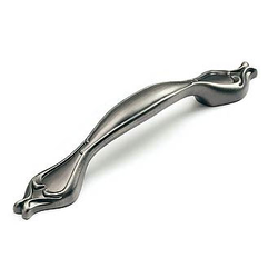 French Farm Designs 3-3/4 Inch Center to Center Antique Nickel Cabinet Pull