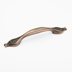 French Farm 3-3/4 Inch Center to Center Empire Bronze Cabinet Pull