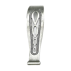 Firenza Designs 3-3/4 Inch Center to Center Firenza Silver Cabinet Pull