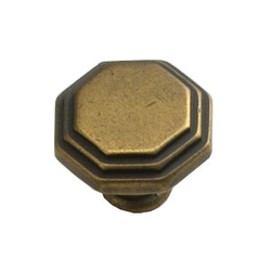Firenza Designs 1-1/8 Inch Diameter Light Firenza Bronze Cabinet Knob
