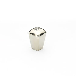Skyevale 1/2 Inch Diameter Satin Nickel w/ Crystal Cabinet Knob