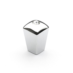 Skyvale 1/2 Inch Diameter Polished Chrome w/crystal Cabinet Knob