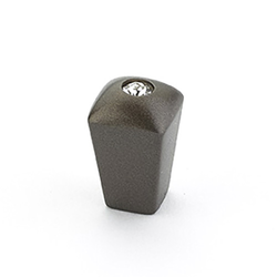 Skyvale 1/2 Inch Diameter Milano Bronze w/crystal Cabinet Knob