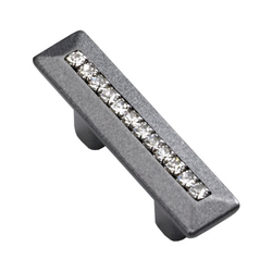 SkyeVale 1-1/4 Inch Center to Center Milano Silver Cabinet Pull