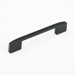 Sorrento 3-3/4 Inch Center to Center Matte Black Cabinet Pull