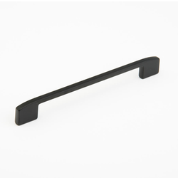 Sorrento 6-5/16 Inch Center to Center Matte Black Cabinet Pull