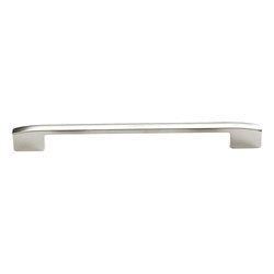 Sorrento 6-5/16 Inch Center to Center Milano Silver Cabinet Pull