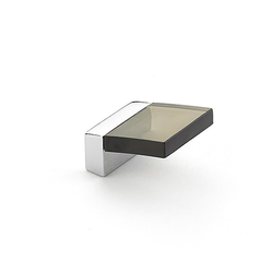 Positano 5/8 Inch Center to Center Polished Chrome, Smoke Cabinet Pull