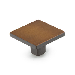 Armadio 1-3/8 Inch Diameter Burnished Bronze Cabinet Knob
