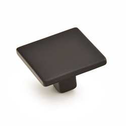 Armadio 1-3/8 Inch Diameter Matte Black Cabinet Knob