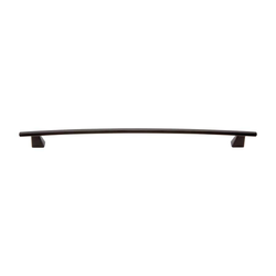 Fulcrum 11-5/16 Inch Center to Center Black Cabinet Pull