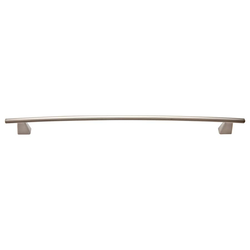 Fulcrum 11-5/16 Inch Center to Center Brushed Nickel Cabinet Pull