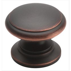 Clearance Sale, Solid Brass 1-1/4 Inch Diameter Oil Rubbed Bronze Cabinet Knob