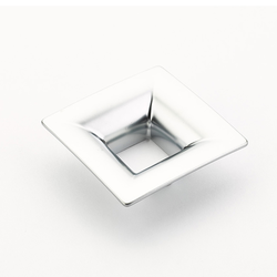 Finestrino 1-1/4 Inch Center to Center Matte Chrome Cabinet Pull
