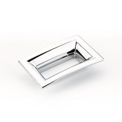 Finestrino 2-1/2 Inch Center to Center Polished Chrome Cabinet Pull