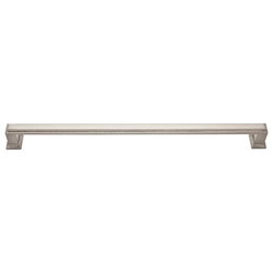 Sutton Place 11-5/16 Inch Center to Center Brushed Nickel Cabinet Pull
