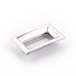 Finestrino 2-1/2 Inch Center to Center Matte Chrome Cabinet Pull