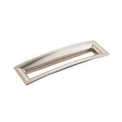 Finestrino 6-5/16 Inch Center to Center Satin Nickel Cabinet Pull