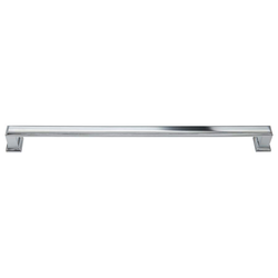 Sutton Place 11-5/16 Inch Center to Center Polished Chrome Cabinet Pull