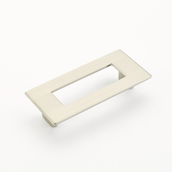 Finestrino 3-3/4 Inch Center to Center Satin Nickel Cabinet Pull