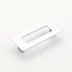 Finestrino 3-3/4 Inch Center to Center Polished Chrome Cabinet Pull