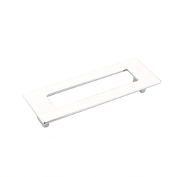 Finestrino 5-1/16 Inch Center to Center Polished Chrome Cabinet Pull