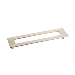 Finestrino 7-9/16 Inch Center to Center Satin Nickel Cabinet Pull